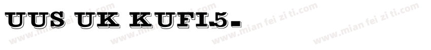 UUS UK KUFI_5字体转换